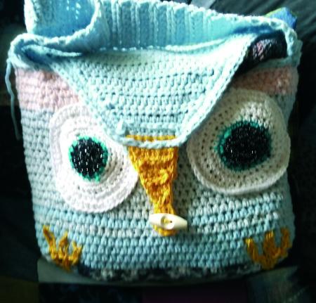 Eulentasche Owlbag crochet