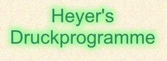 Heyer's Druckprogramme Glühender Texthintergrund