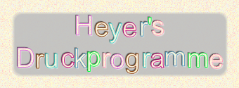 Heyer's Druckprogramme kombinierte Schrifteffekte 2