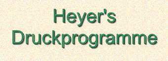 Heyer's Druckprogramme schattierter Text